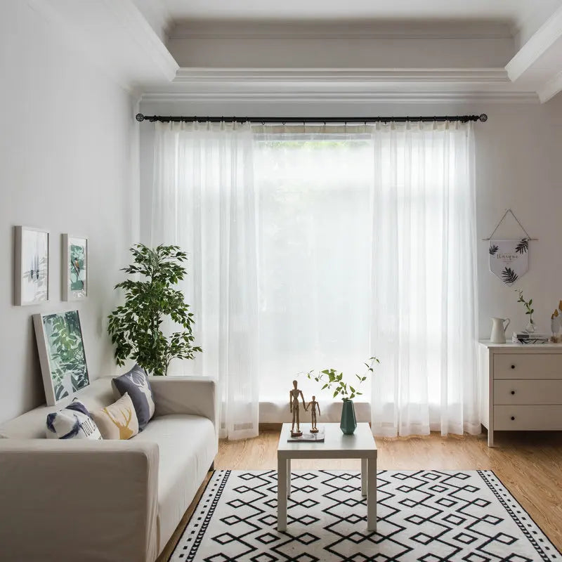 Rideau blanc 1 Panneau|VELUNA