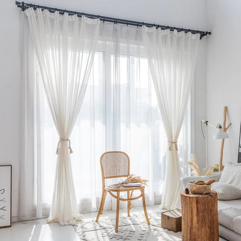 Rideau blanc 1 Panneau|CLARORA