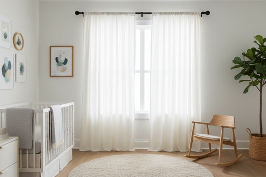 Chambre d'enfant tringle noire