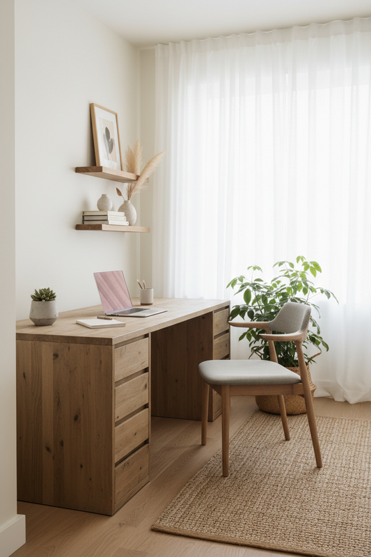 Rideau blanc LYORA bureau