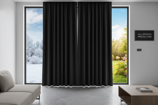 Rideau thermique noir 4 saisons