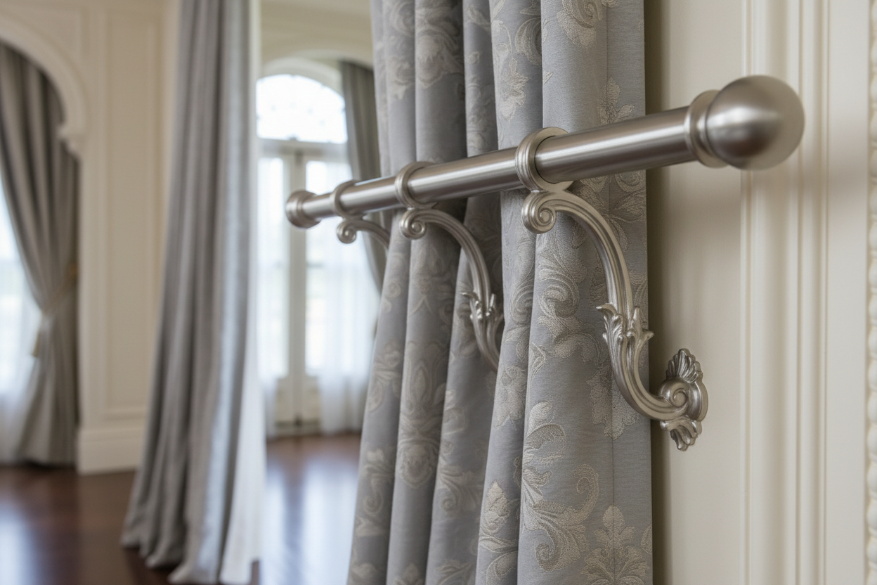 Support de tringle à rideaux