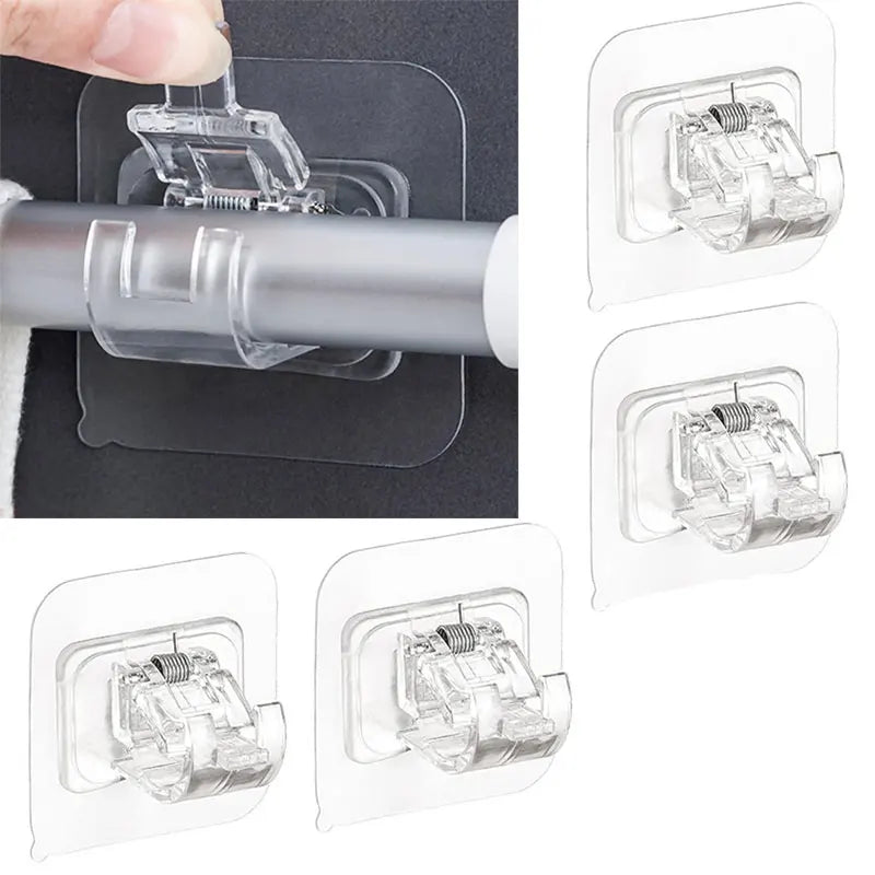 Supports de tringle à rideaux sans percer lot de 4|ARTFIX