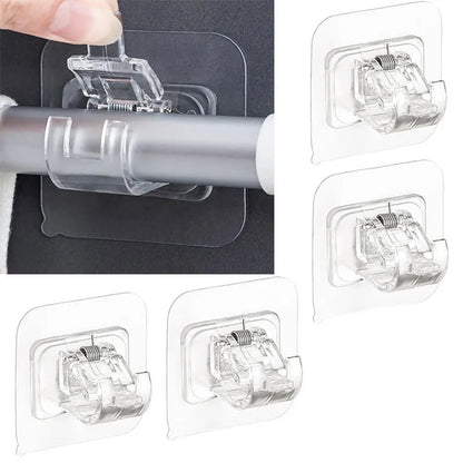 Supports de tringle à rideaux sans percer lot de 4|ARTFIX