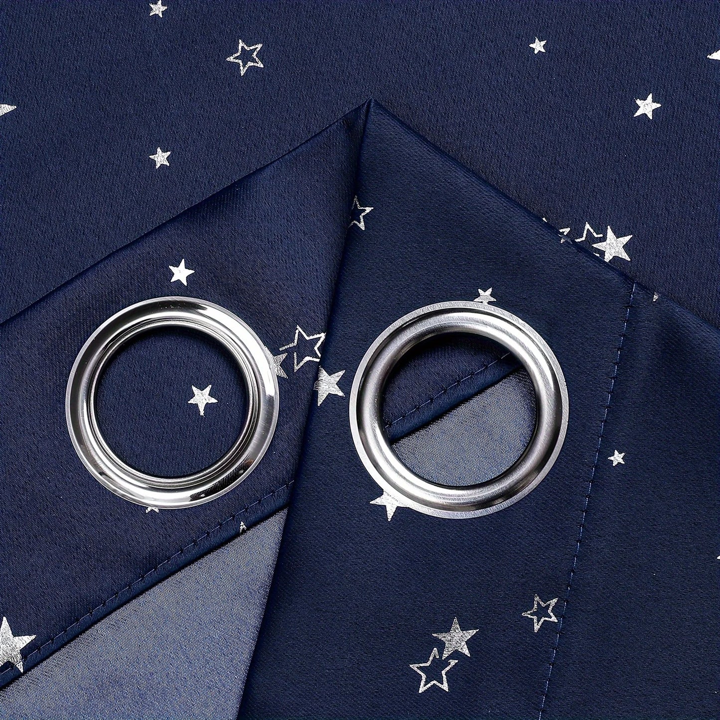 Rideau Occultant Motif Étoile Bleu Marine 1 Panneau | GALAXIA