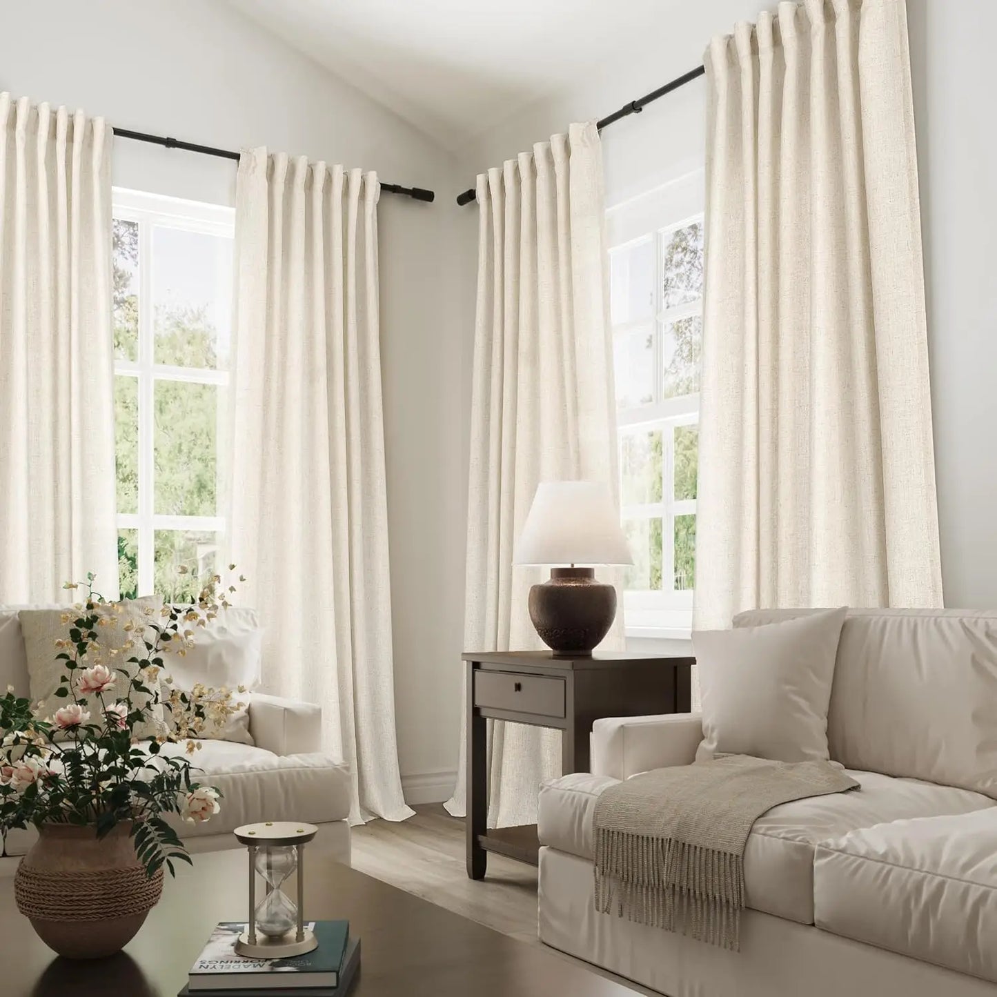 Rideau beige 1 Panneau|SERENA