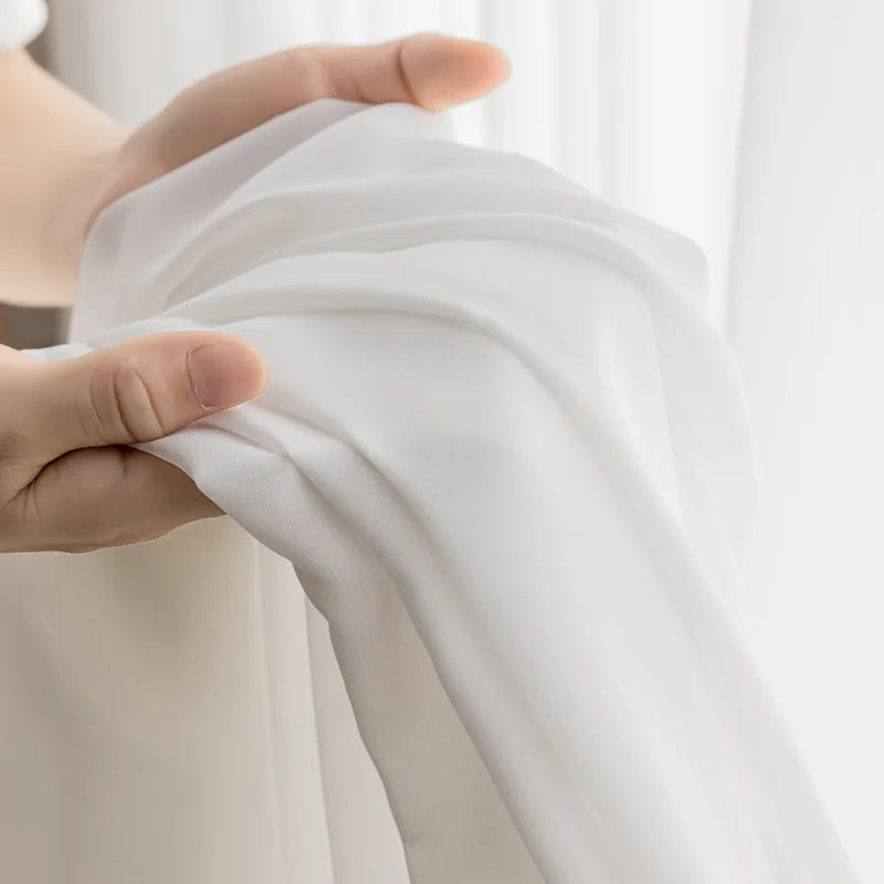 Rideau voilage blanc 1 Panneau|HARMONIA