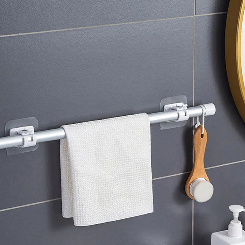 Supports de tringle à rideaux sans percer lot de 4|ARTFIX