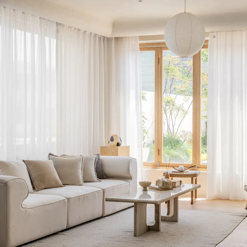 Rideau blanc 1 Panneau|LUMINA