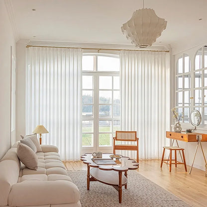 Rideau voilage blanc 1 Panneau|VELORIA