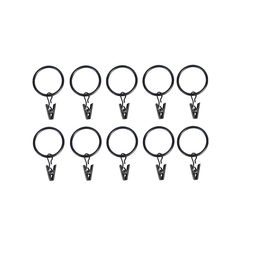 Anneaux pour rideaux avec pince lot de 20 ou 50|CIRCULO