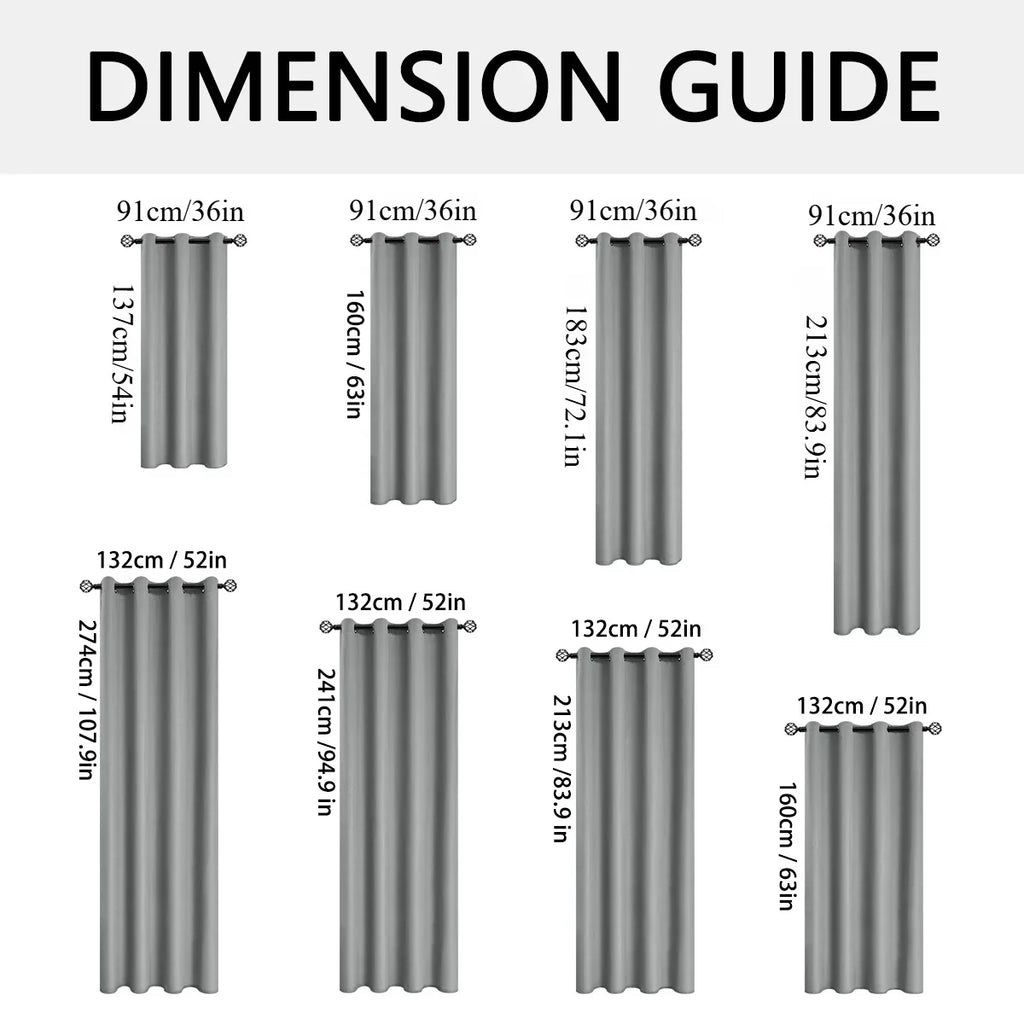 Rideau Occultant Gris 2 Panneaux | Solaria