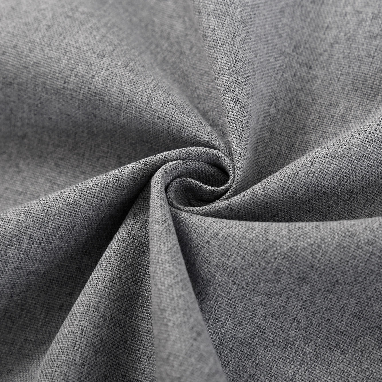 Rideau gris occultant en faux lin|ATRIUM