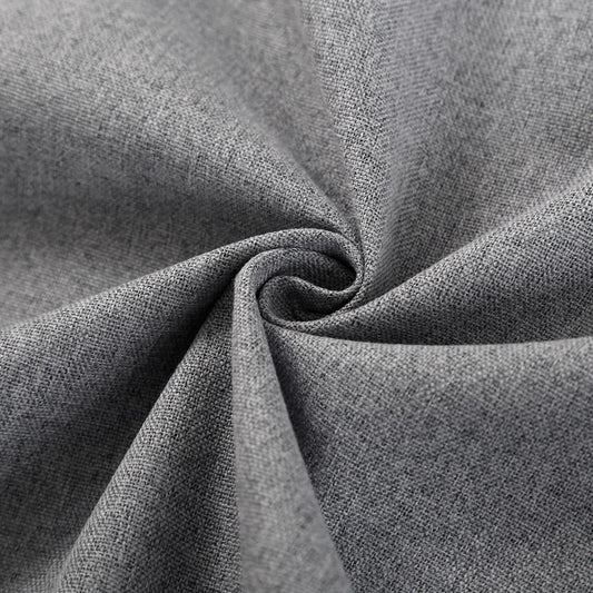 Rideau gris occultant en faux lin|ATRIUM