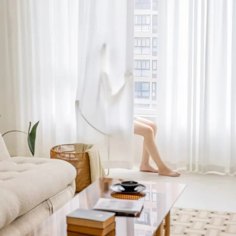 Rideau blanc 1 Panneau|purelyx