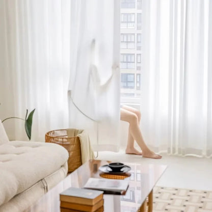 Rideau blanc 1 Panneau|purelyx