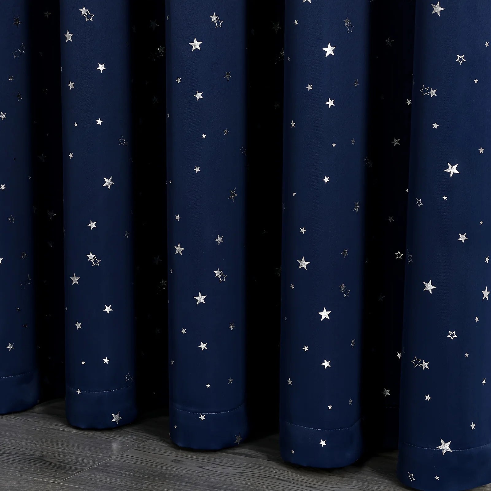 Rideau Occultant Motif Étoile Bleu Marine 1 Panneau | GALAXIA