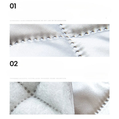 Rideau thermique bleu marine intérieur matelassé | THERMORIA