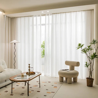 Rideau blanc 1 Panneau|purelyx