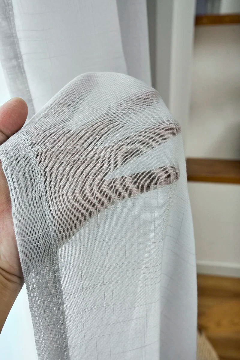 Rideau gris style japonais|GLIMMER