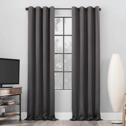 Rideau gris occultant|SIENNA