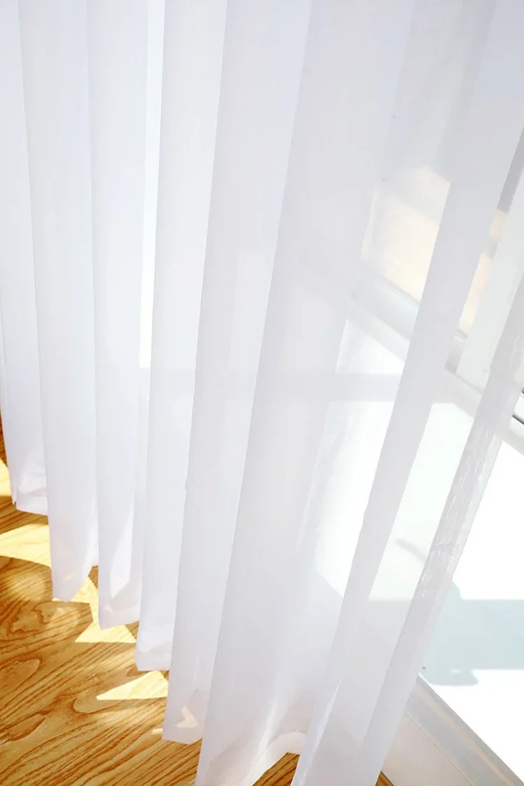 Rideau blanc 1 Panneau|LYORA