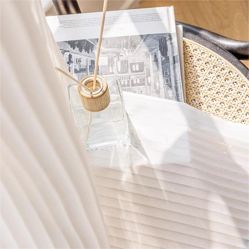 Rideau blanc style japonais 1 Panneau|LUXIA
