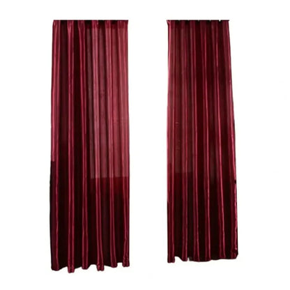 Rideau rouge bordeaux occultant en coton|SOVEREIGNA