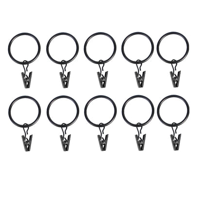 Anneaux pour rideaux avec pince lot de 20 ou 50|CIRCULO