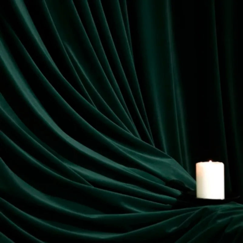 Rideau vert en velours|VIRIDIAN