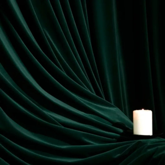 Rideau vert en velours|VIRIDIAN