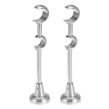 Supports de tringle à double rideaux lot de 2|STRONGFIX