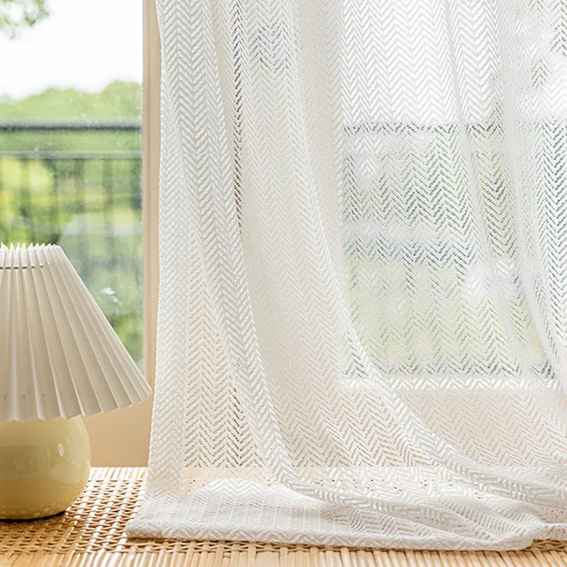 Rideau blanc 1 Panneau|HOMYRA