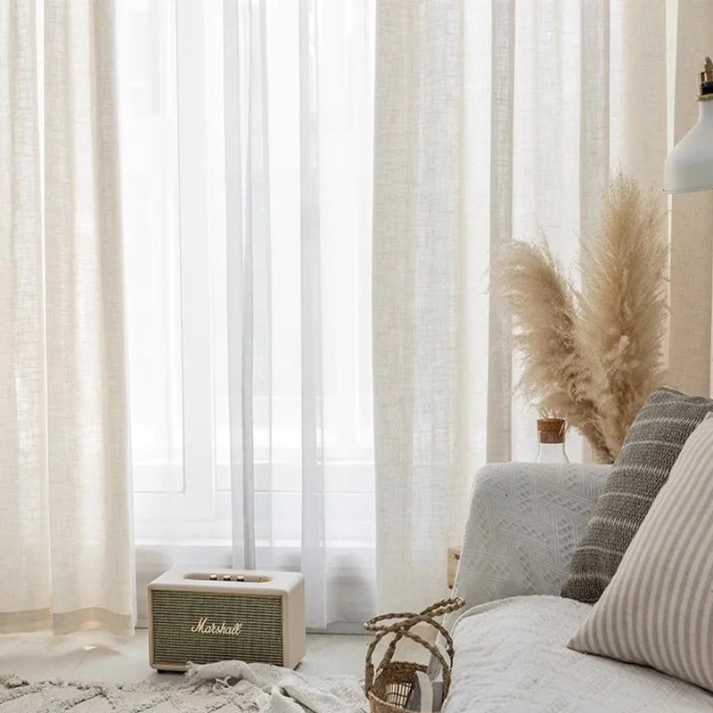 Rideau beige 1 Panneau|HARMONIE