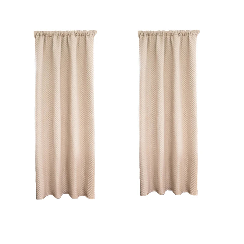 Rideau thermique en Flanelle 2 Panneaux|THERMALYS