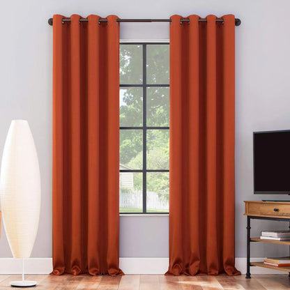 Rideau terracotta occultant|SIENNA