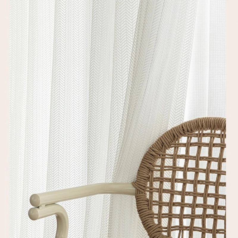 Rideau blanc 1 Panneau|HOMYRA