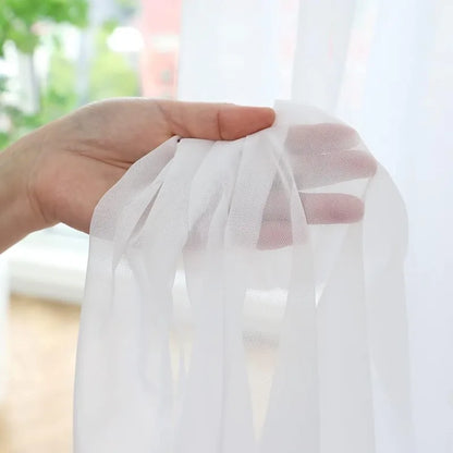 Rideau voilage blanc 1 Panneau|SERENYA