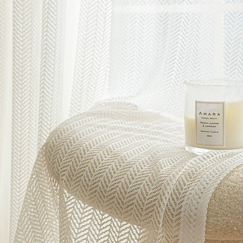 Rideau blanc 1 Panneau|HOMYRA