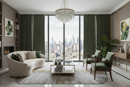 Appartement moderne avec rideaux VERANO