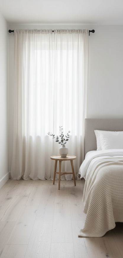 Chambre tringle noire