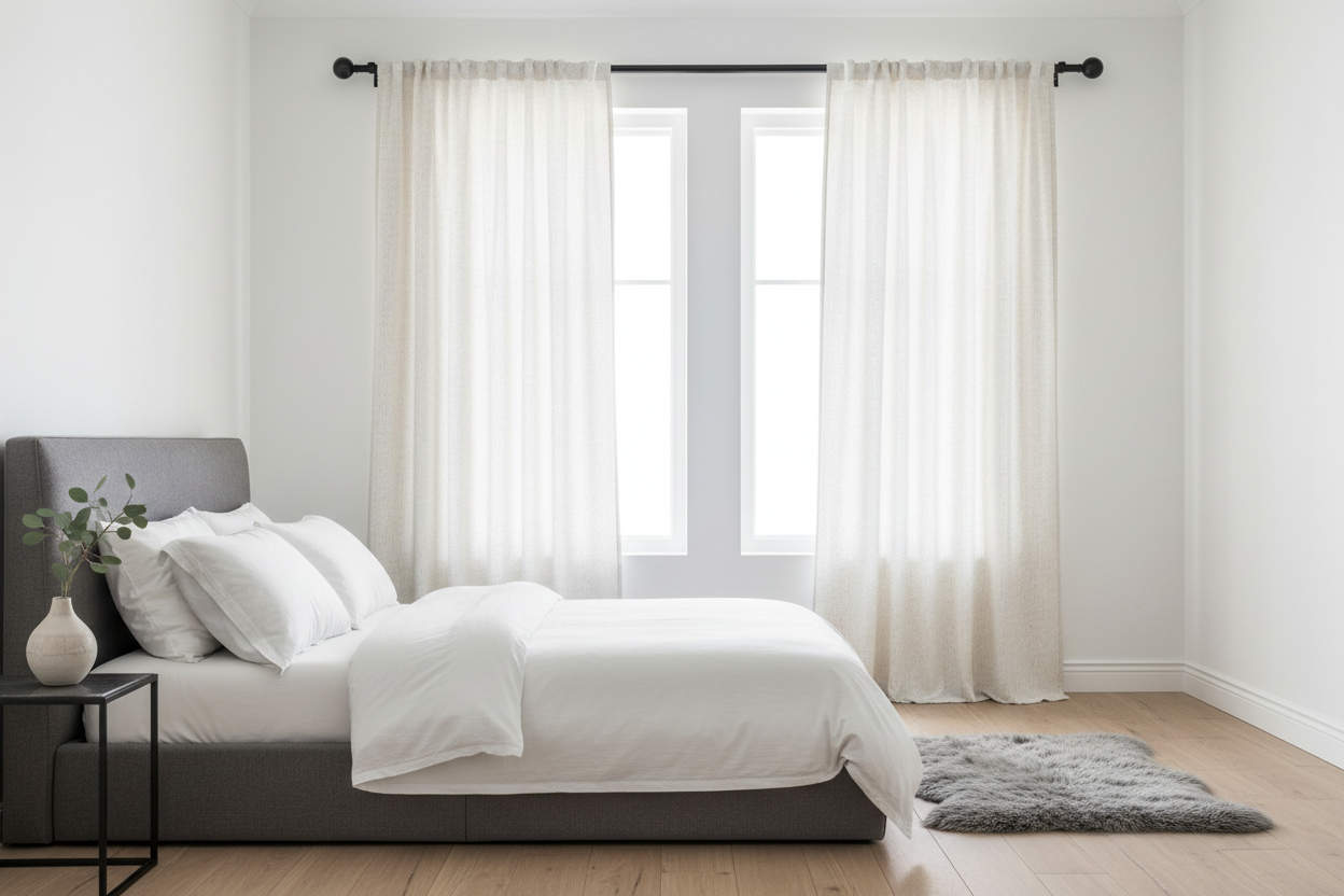Chambre tringle noire