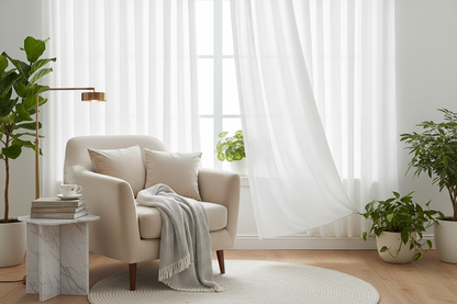 Coin lecture avec rideau Homyra