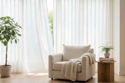 Coin lecture avec rideau Lumina