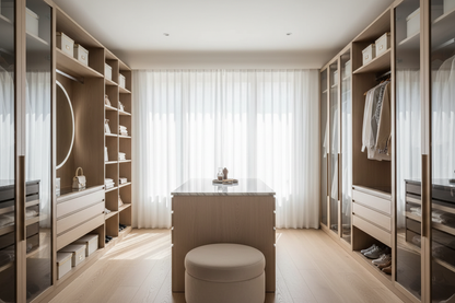 Dressing avec rideau Lumina