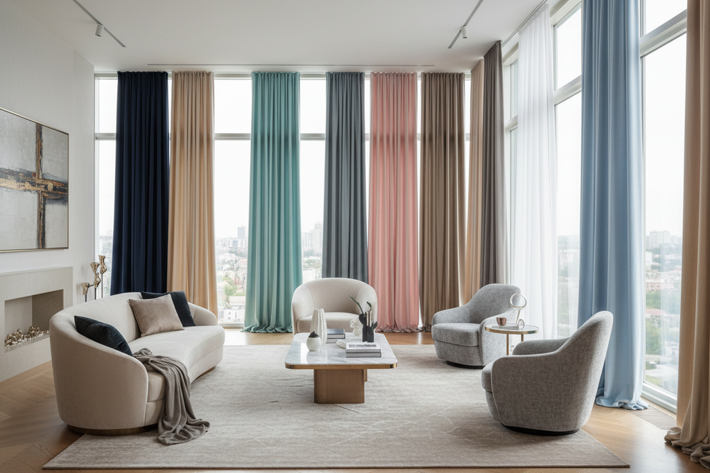 Intérieur moderne avec toutes couleurs