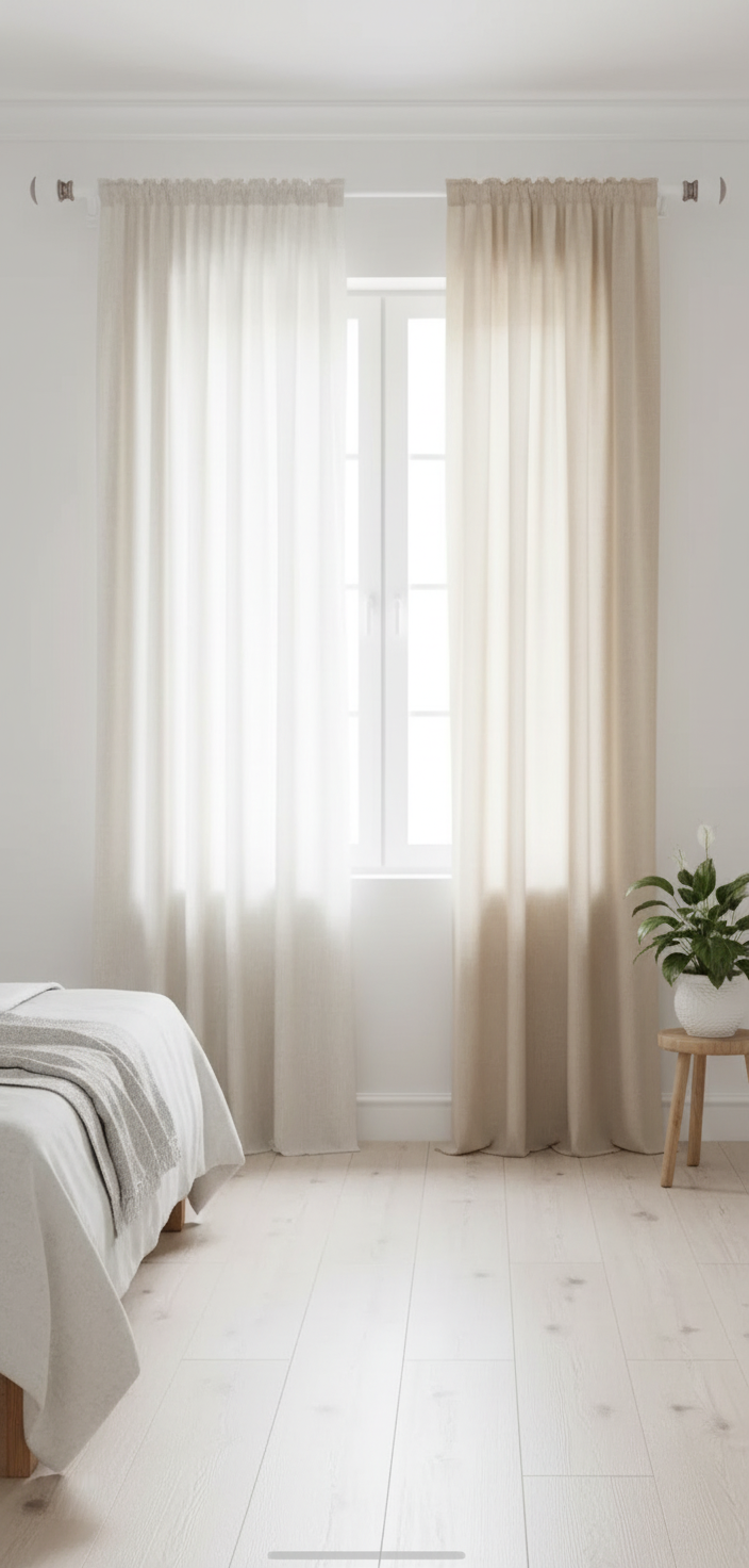 Lifestyle chambre double tringle