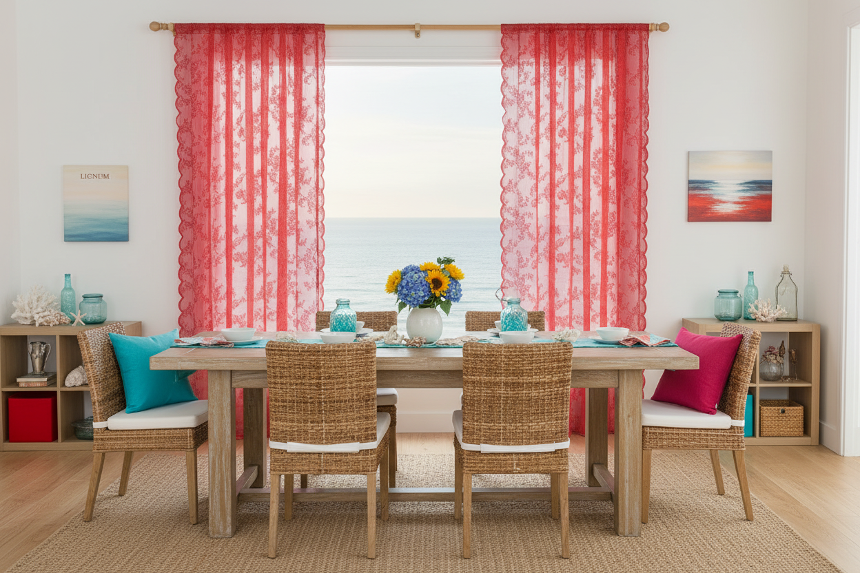 LIGNUM Rouge - Salle à manger bord de mer
