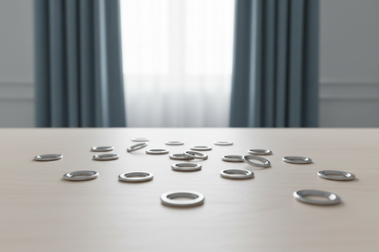 LUXRING Plan de travail avec rideaux