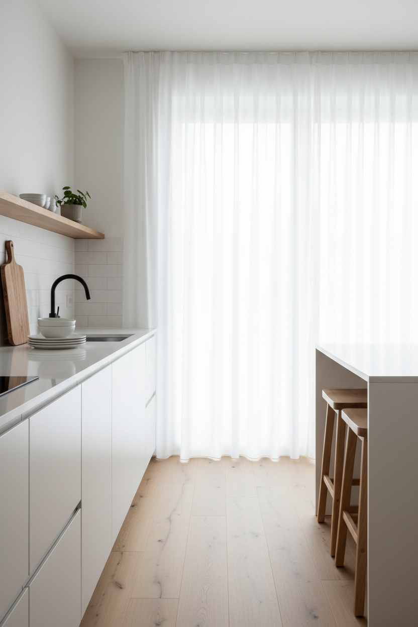 Rideau blanc PURELYX cuisine